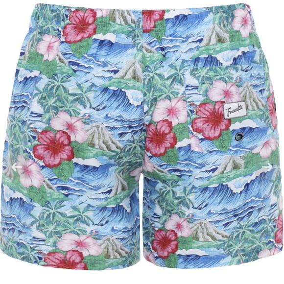 Frank’s tropical print swim trunks Large NEW - Picture 11 of 14